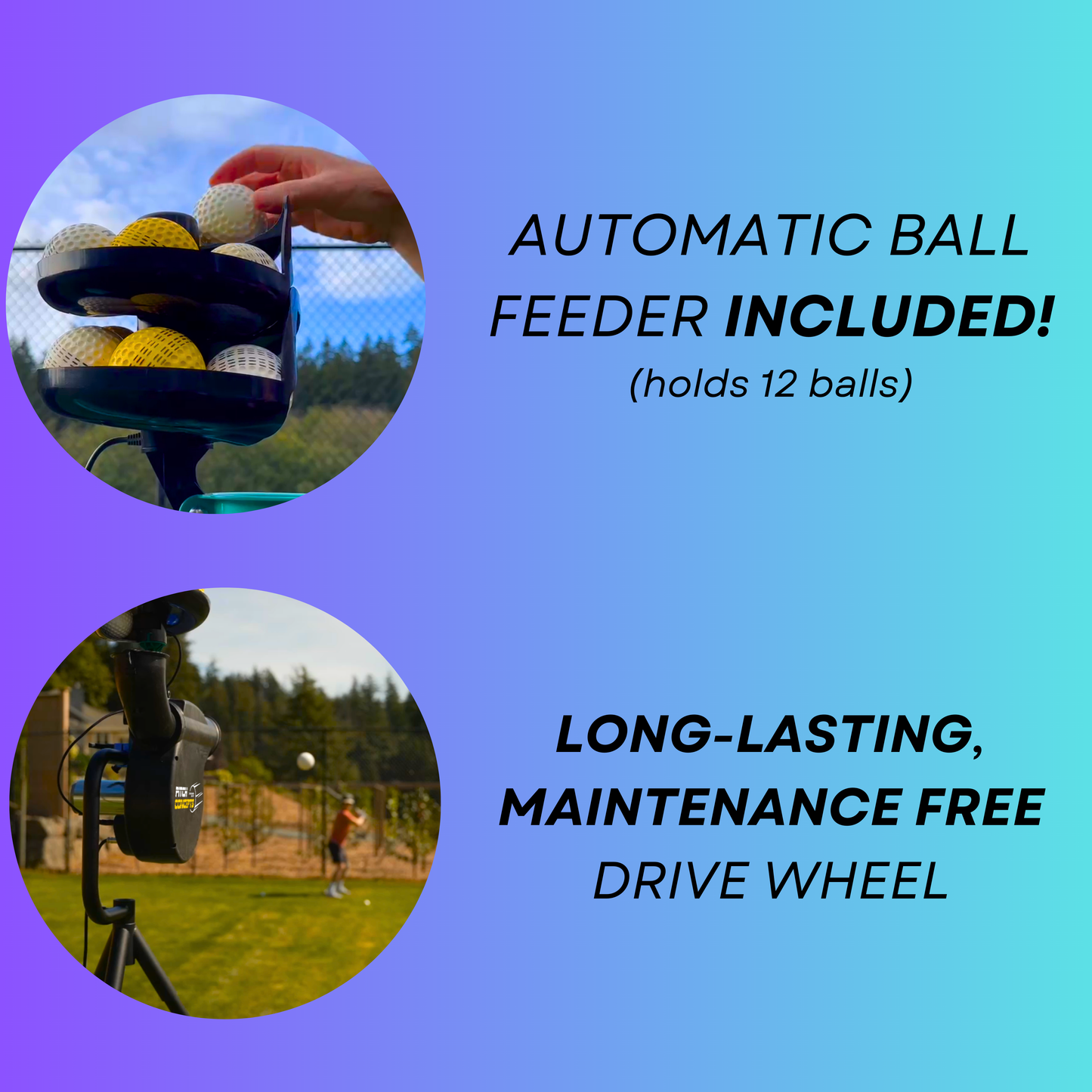 Pitch Concepts PARADIGM 1000 Real Ball Machine