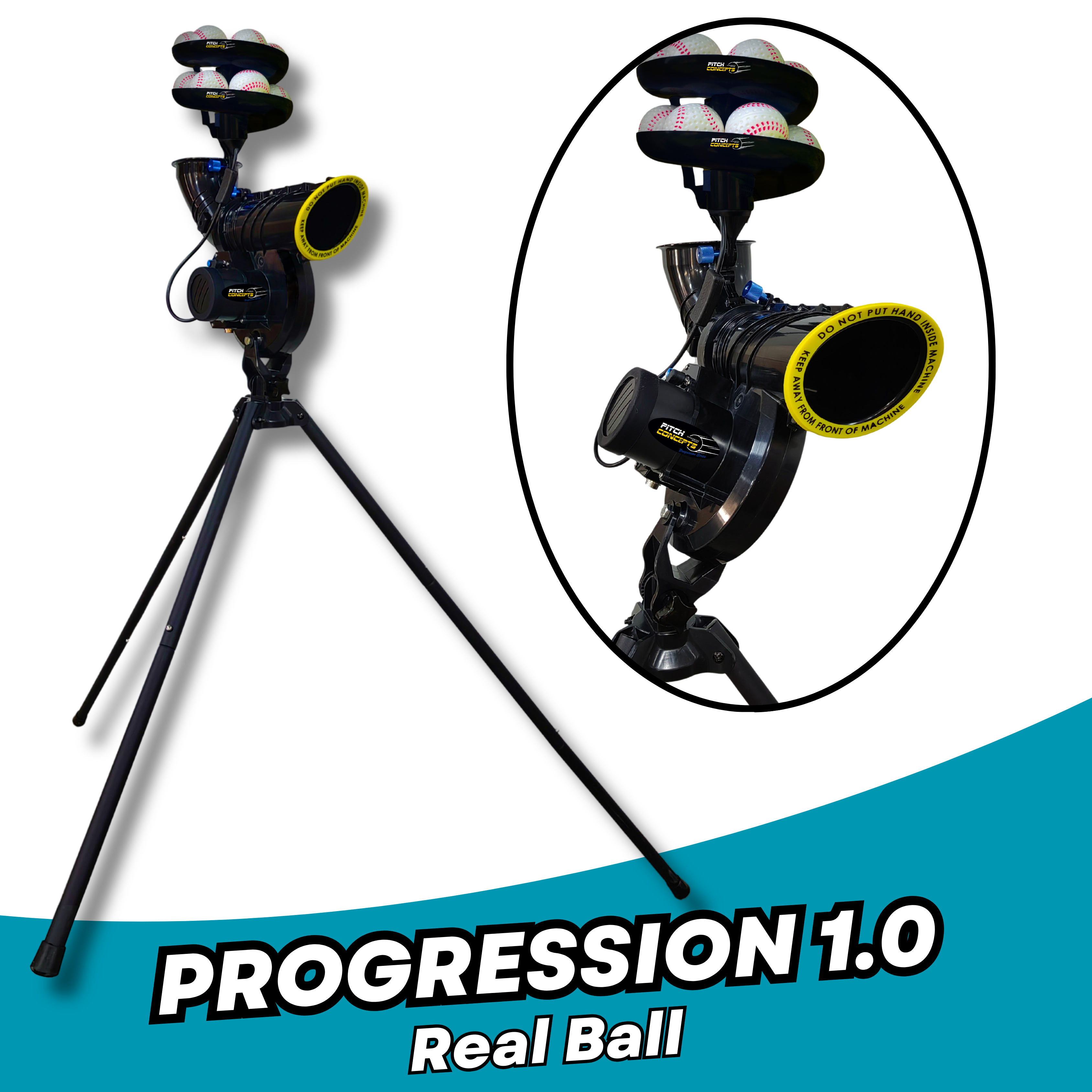 San Ramon Machine Pitch Pitch Concepts Progression 1.0 Real Ball Machine